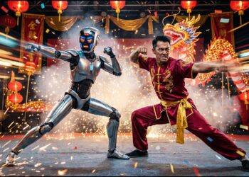 Humanoid Robots Perform Live Exhibitions
