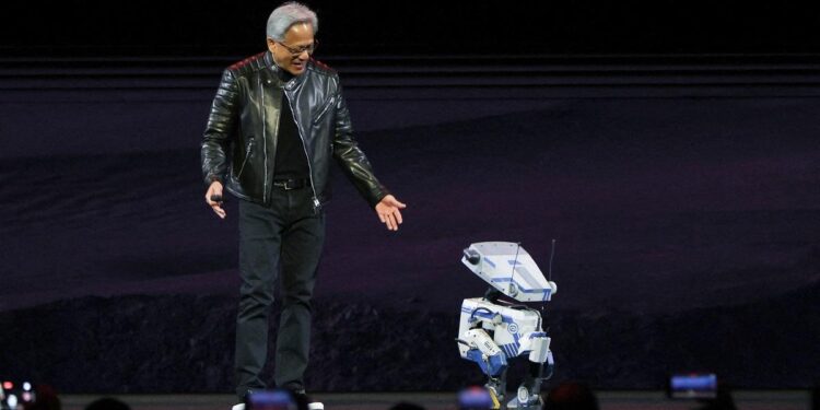 Nvidia CEO Boosts Robot Revolution